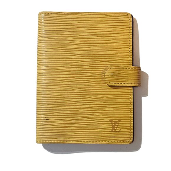 Louis Vuitton PM Tassil Yellow Epi Leather Agenda Book - Picture 1 of 6